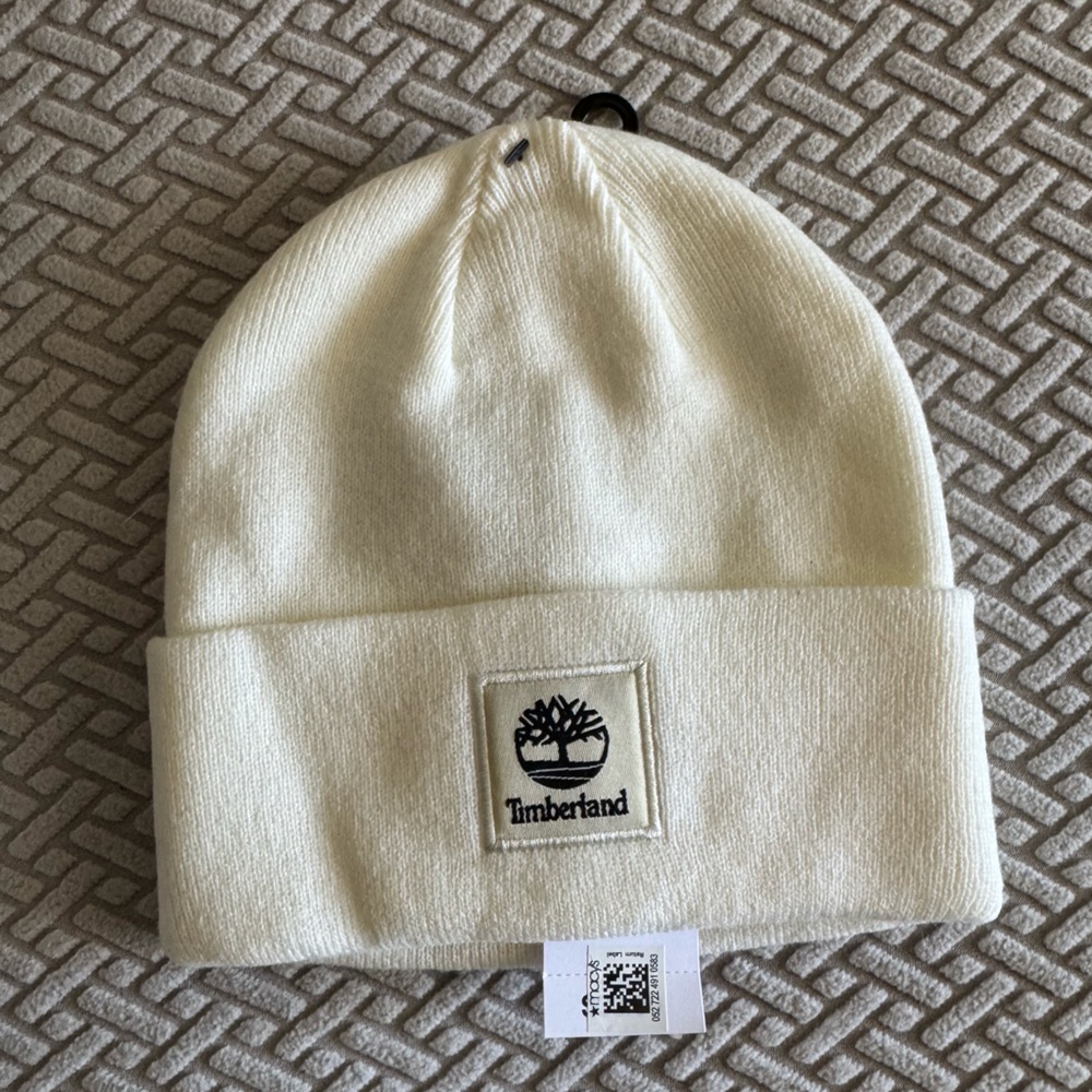 Women’s Timberland White Beanie